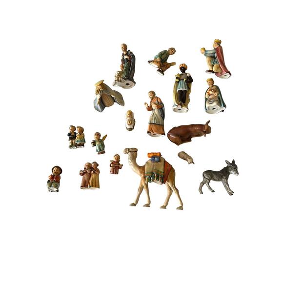 Hummel Christmas Nativity Set 17 Pieces TMK 1-4 From West Germany 1950’s *Read* - Picture 12 of 16